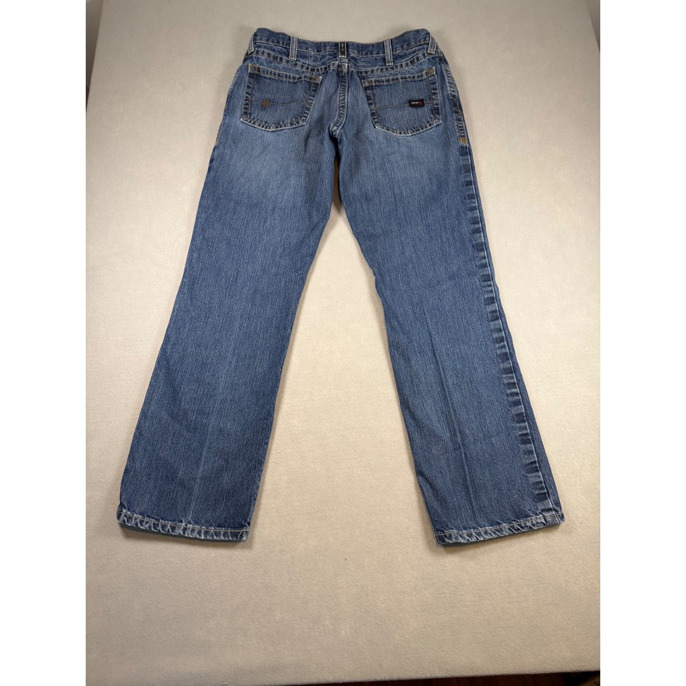 Ariat FR M4 Relaxed Boot Cut Jeans Mens 36x34 Blue Denim Flame Resistant Work